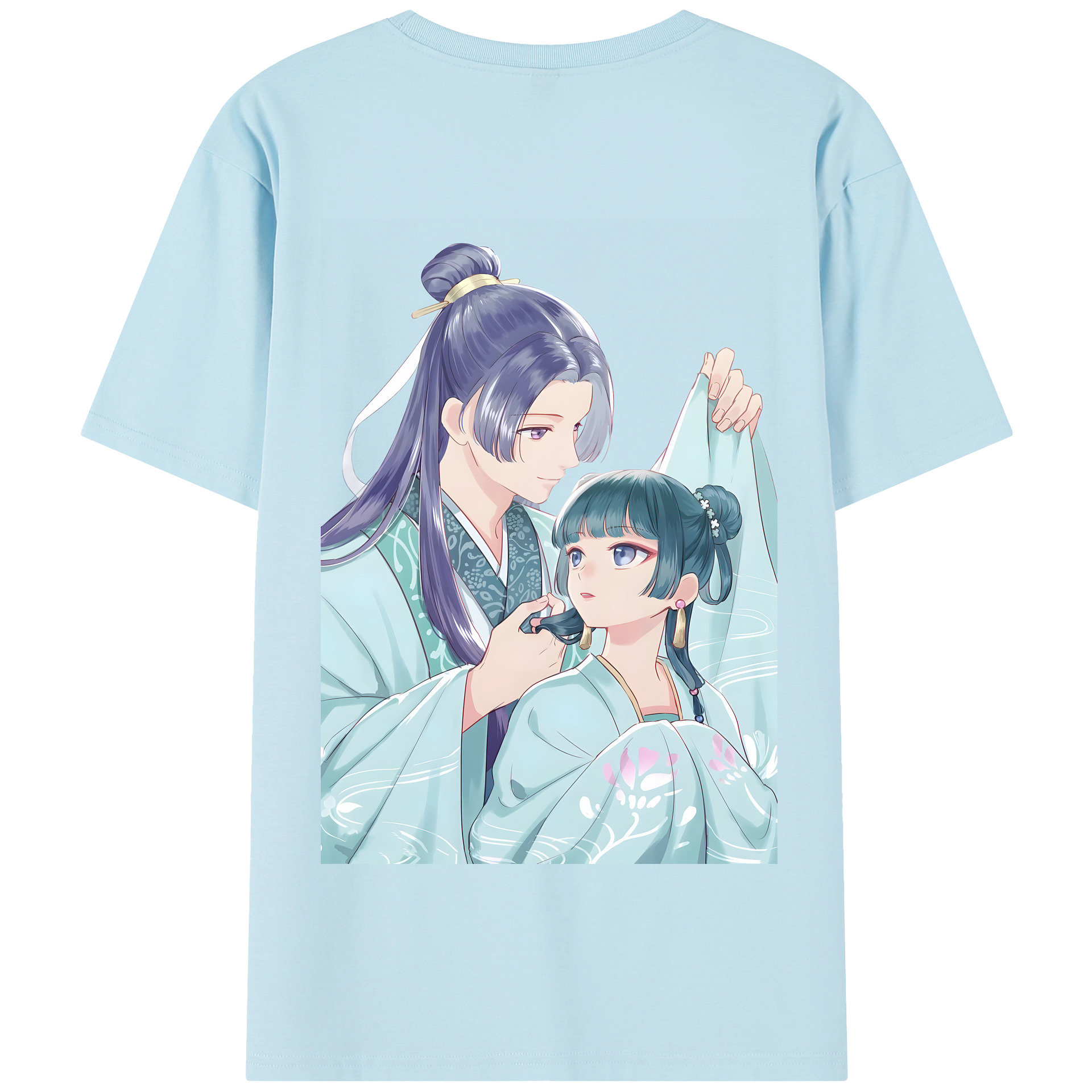 （画像用） 薬屋のひとりごと The Apothecary Diaries 綿100％半袖Tシャツ（背面プリント）
